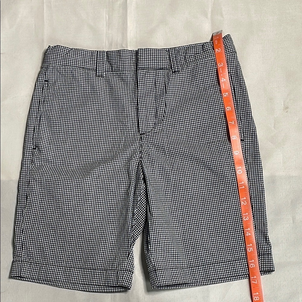 CREWCUTS Black and White Checkered Shorts - Picture 3 of 7